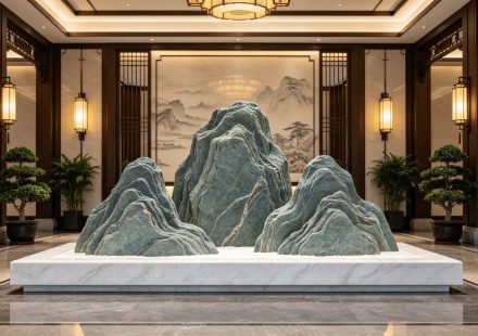 企业大堂观赏石