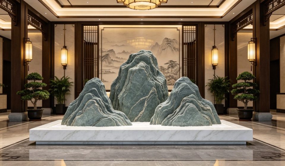 企业大堂观赏石