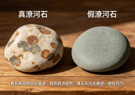 潦河石真品和染色假货有什么区别