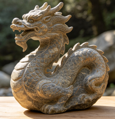 龙腾四海潦河石