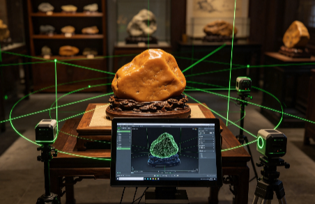 3D扫描石头