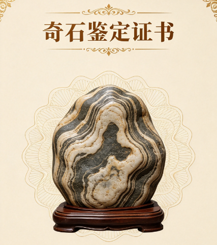 奇石证书