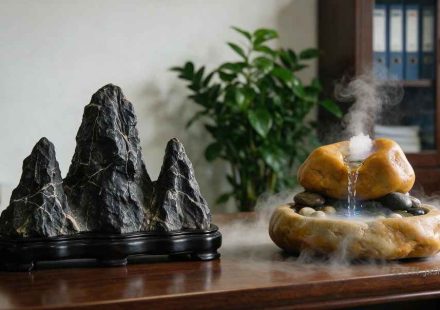 办公室奇石怎么摆？靠山位、财位摆放技巧与避坑指南