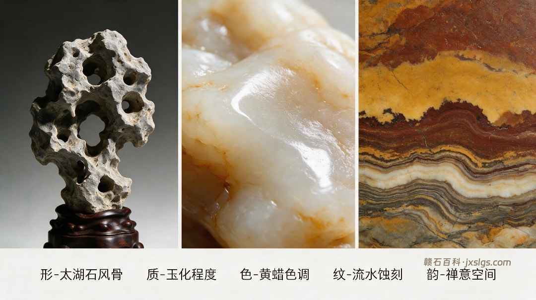 奇石“形质色纹韵”到底怎么看