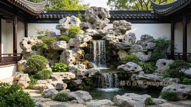 宜春庭院假山鱼池施工干货，本地去哪里找师傅、辨别手艺好坏、报价模式、合同注意事项整理完毕，家里自建房、别墅准备做假山的朋友可以收藏。