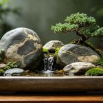 家庭观赏石造景