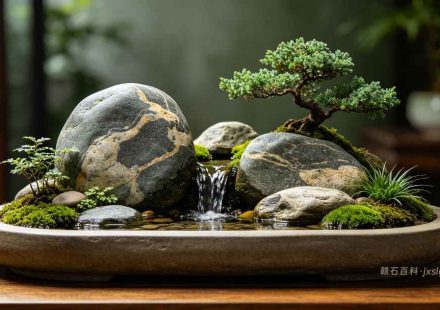 家庭观赏石造景