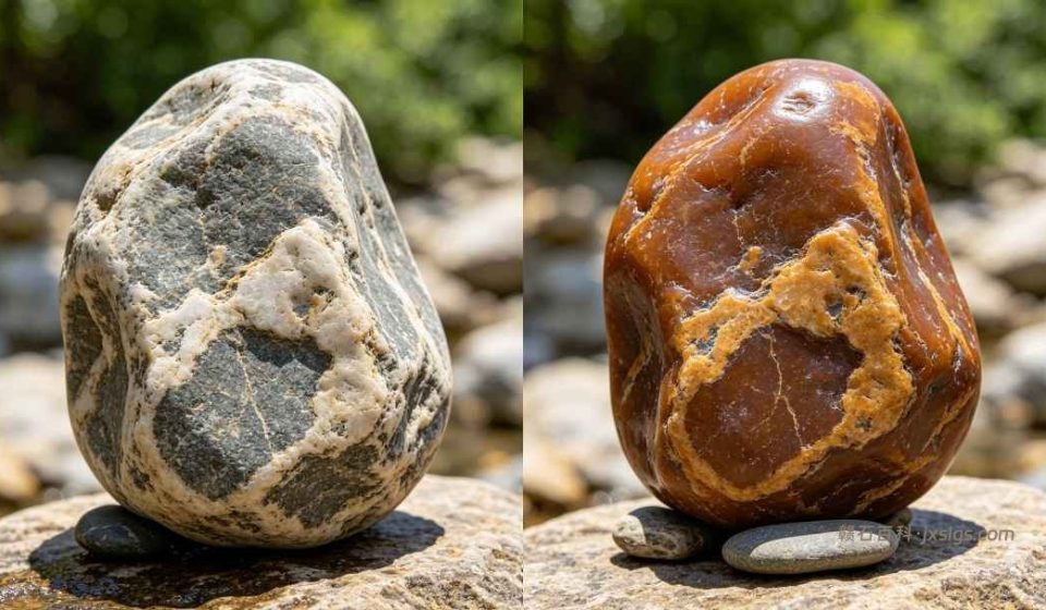 怎么分辨造假奇石？造型石画面石常见作假手段完整避坑攻略