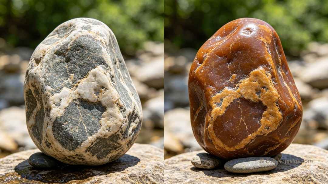 怎么分辨造假奇石？造型石画面石常见作假手段完整避坑攻略