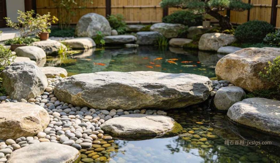 宜春做鱼池用什么石头好？黑山石、黄蜡石、千层石怎么挑