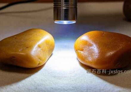 黄蜡石染色的几个分辨土办法：酒精棉擦最直接