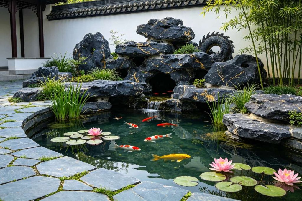 抚州鱼池用什么石头
