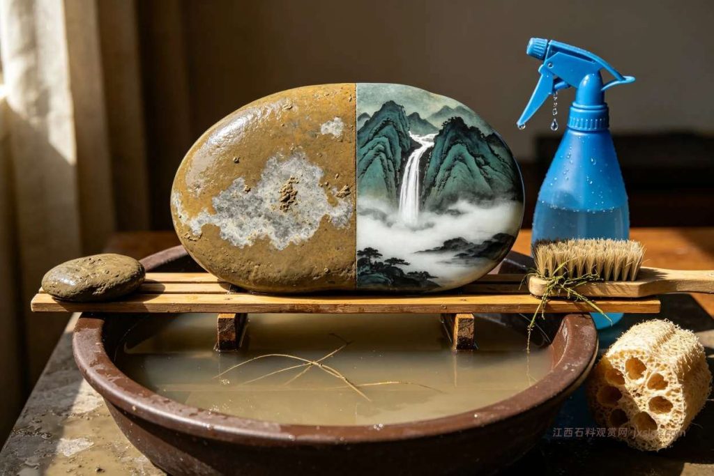 潦河石清洗