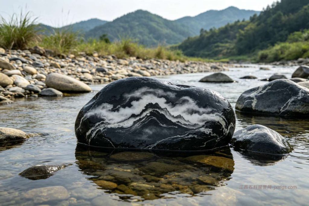 潦河石造型