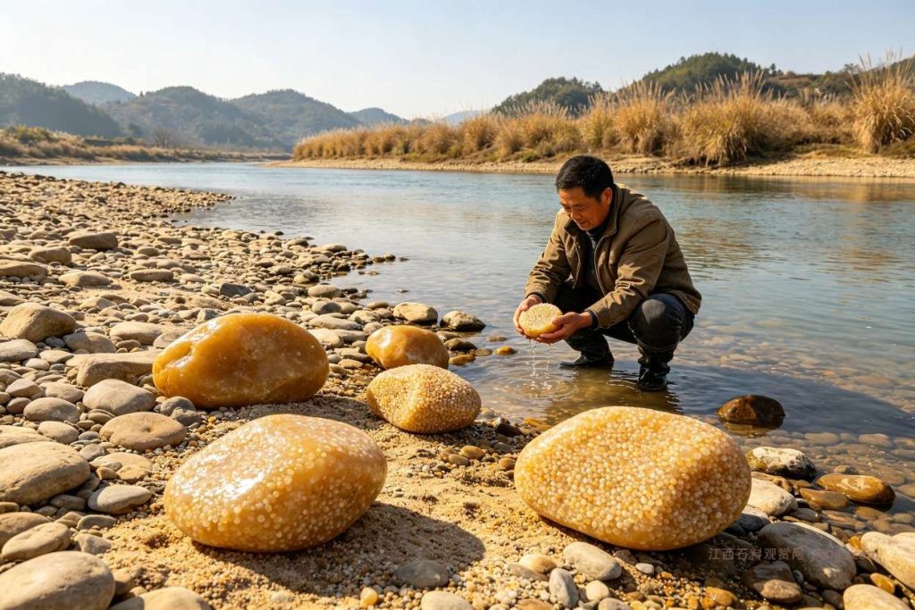 玉山米粒石产地