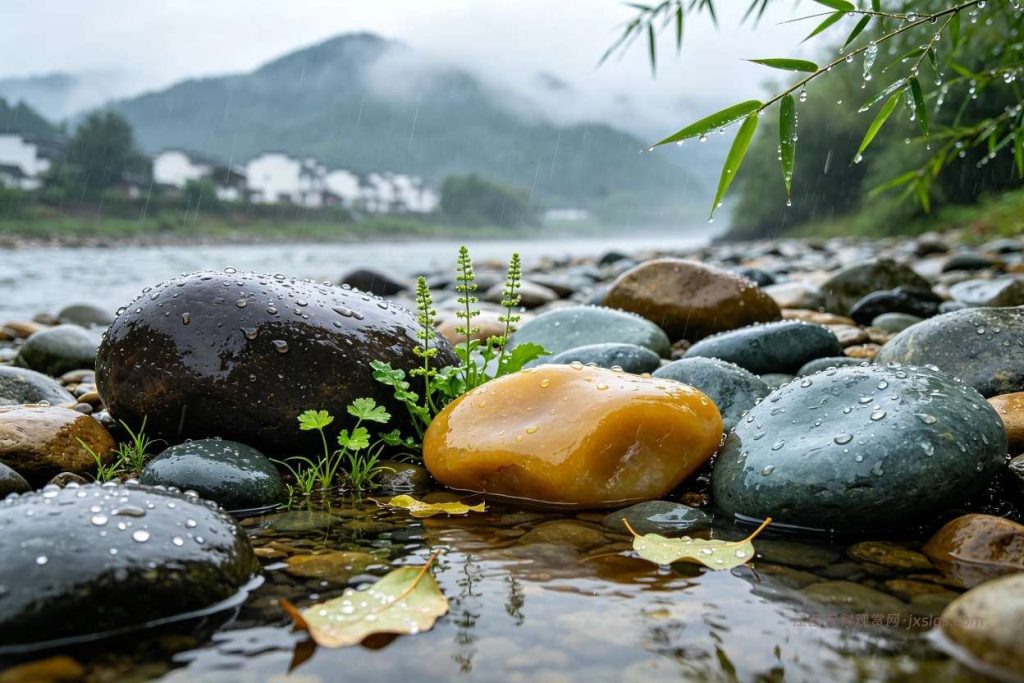 靖安河滩捡石