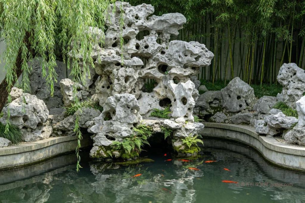 鱼池驳岸用什么石材