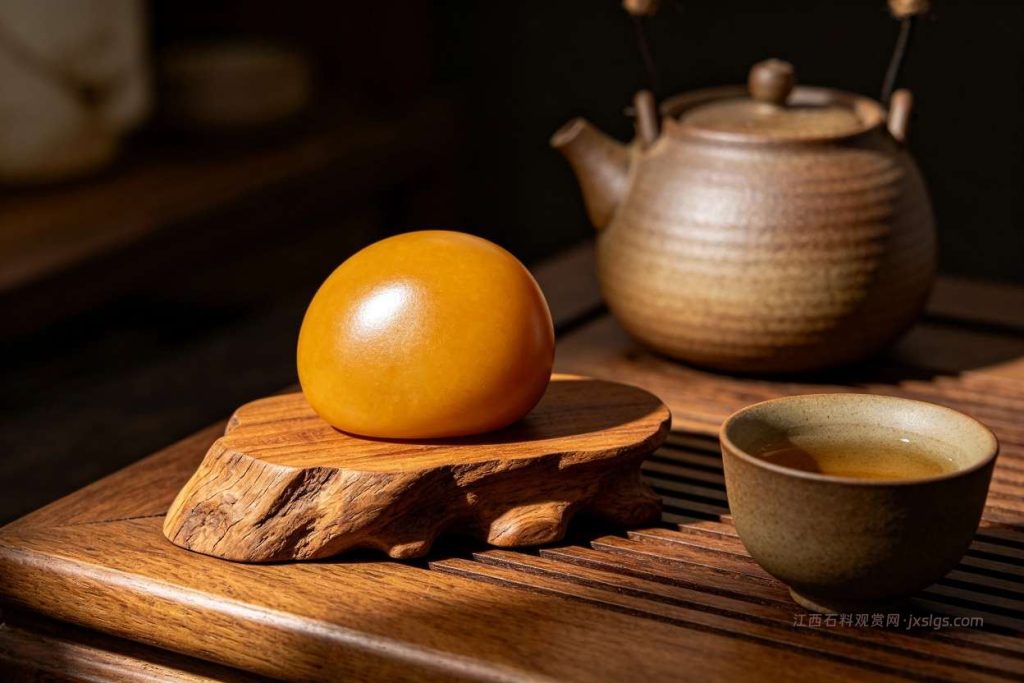 黄蜡石底座