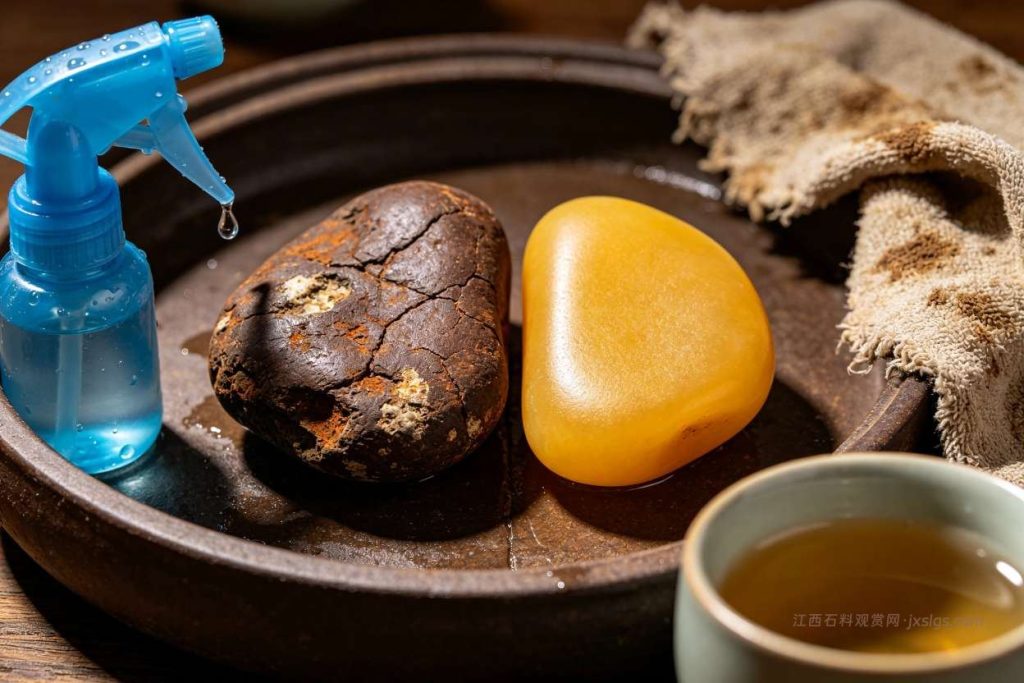 黄蜡石皮壳