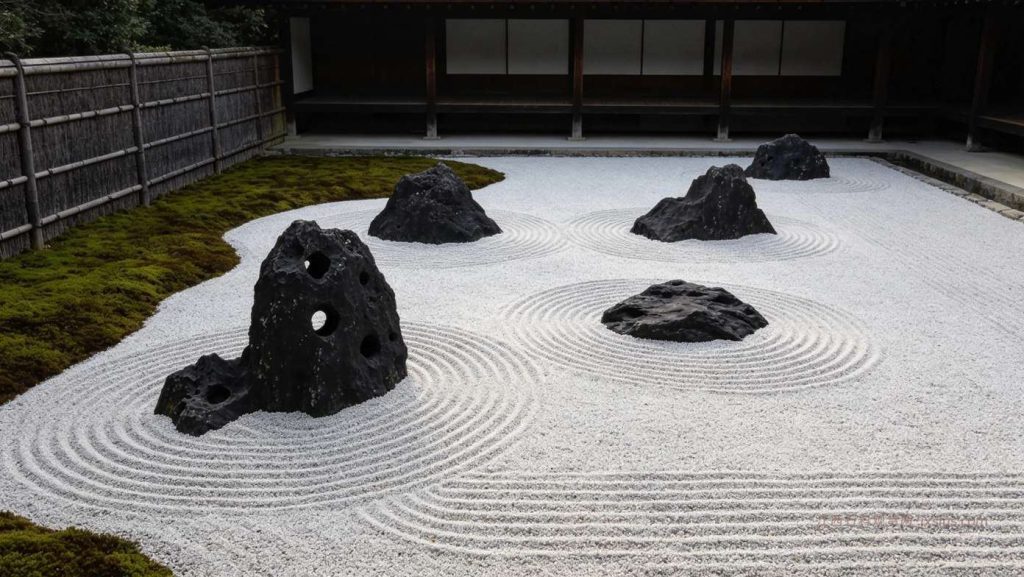 日式枯山水石材