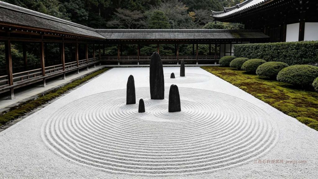 枯山水砾石