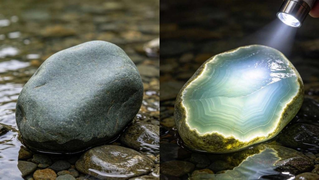水冲石怎么区分