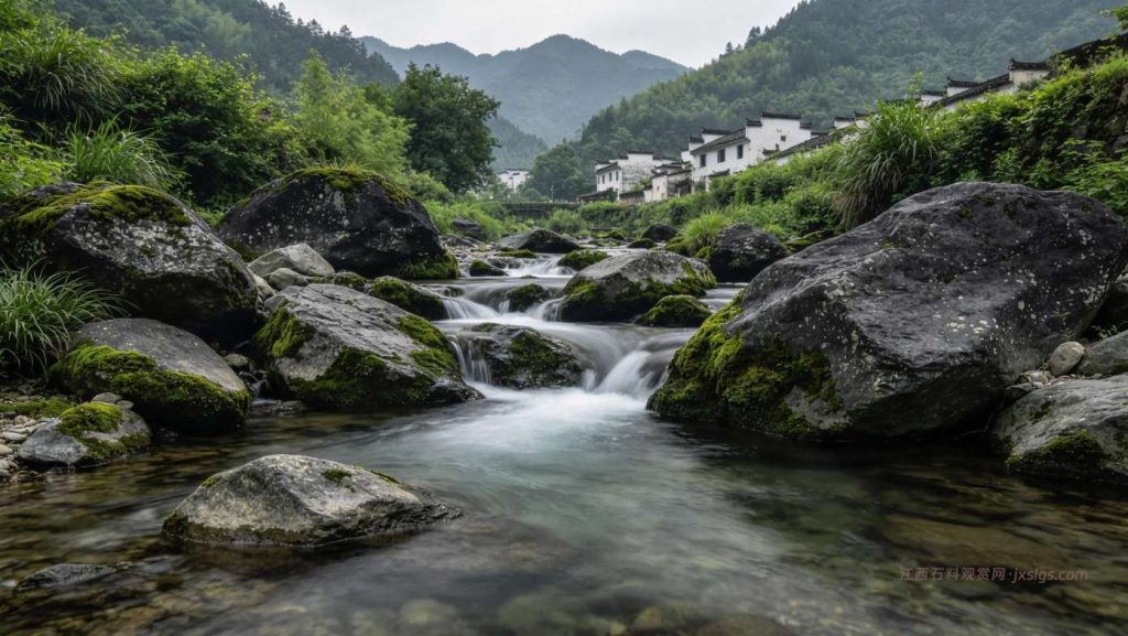溪流石