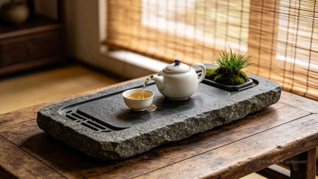 石质茶台